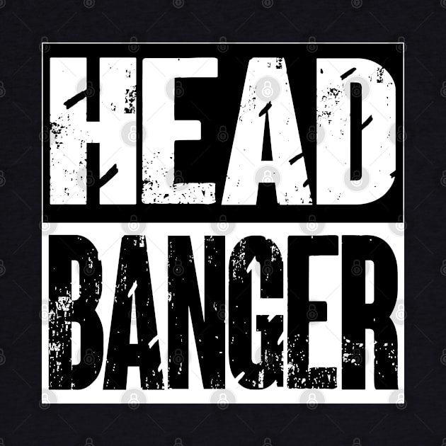 Head Banger Metal Music Fan by Gothic Rose Designs